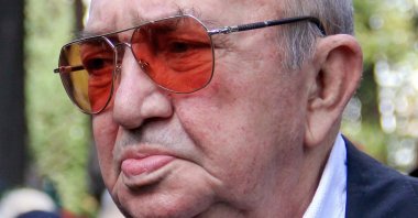 Renowned producer, director and entrepreneur Türker Inanoğlu, who has left his mark on significant films in Turkish cinema, passed away at the age of 88 in the hospital where he was admitted, Istanbul, Türkiye, Oct. 10, 2016. (AA Photo)
