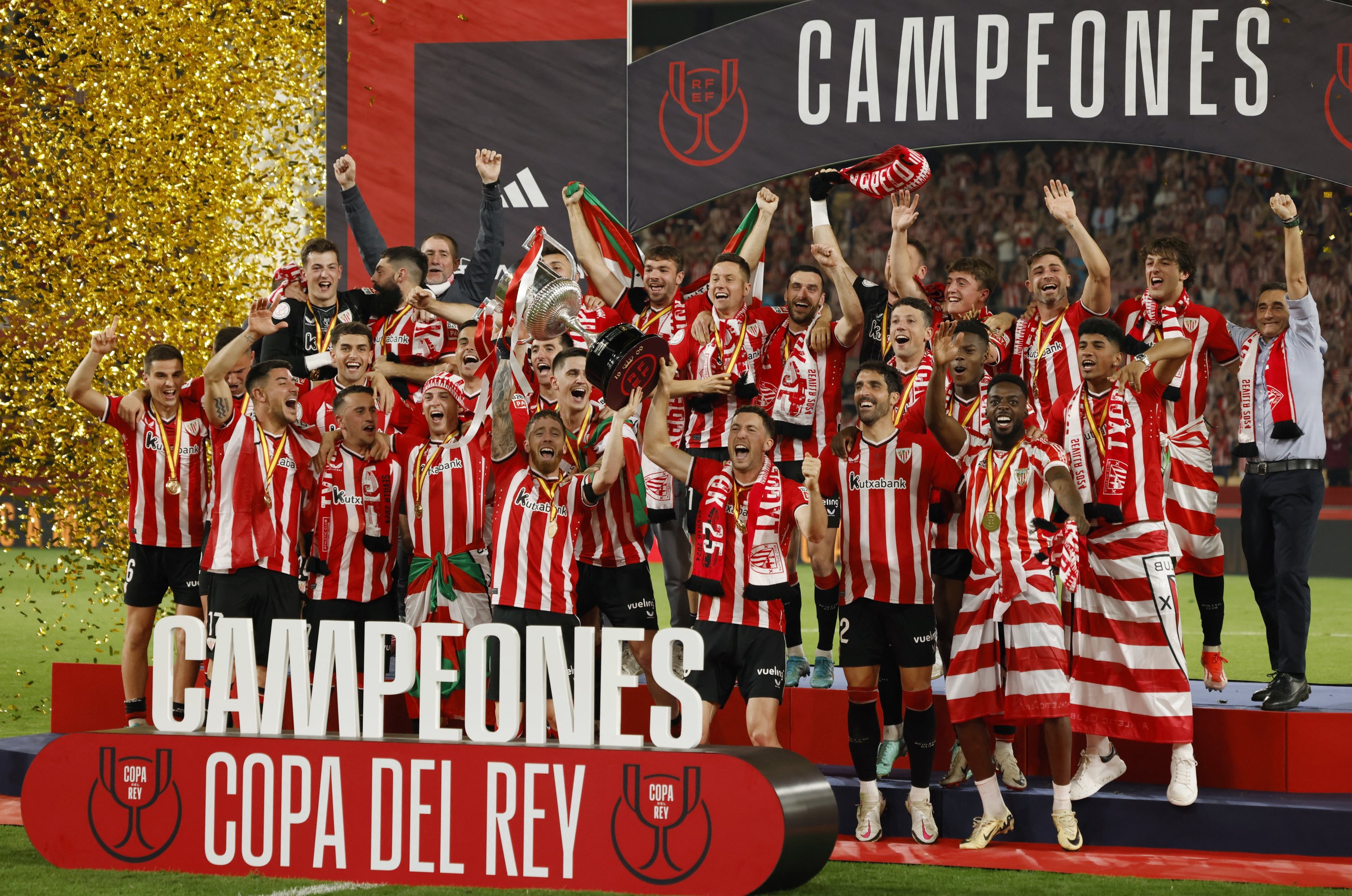 Athletic Bilbao end 4-decade trophy wait with Copa del Rey title ...