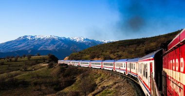 The promotional tour for the tourist train that will offer travelers new experiences along the route from Ankara to Diyarbakır was conducted ahead of its inaugural journey on April 19. (AA Photo)