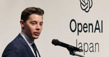 OpenAI Chief Operating Officer Brad Lightcap speaks at a news conference about the opening of its first Asia office, Tokyo, Japan, April 15, 2024. (Reuters Photo)