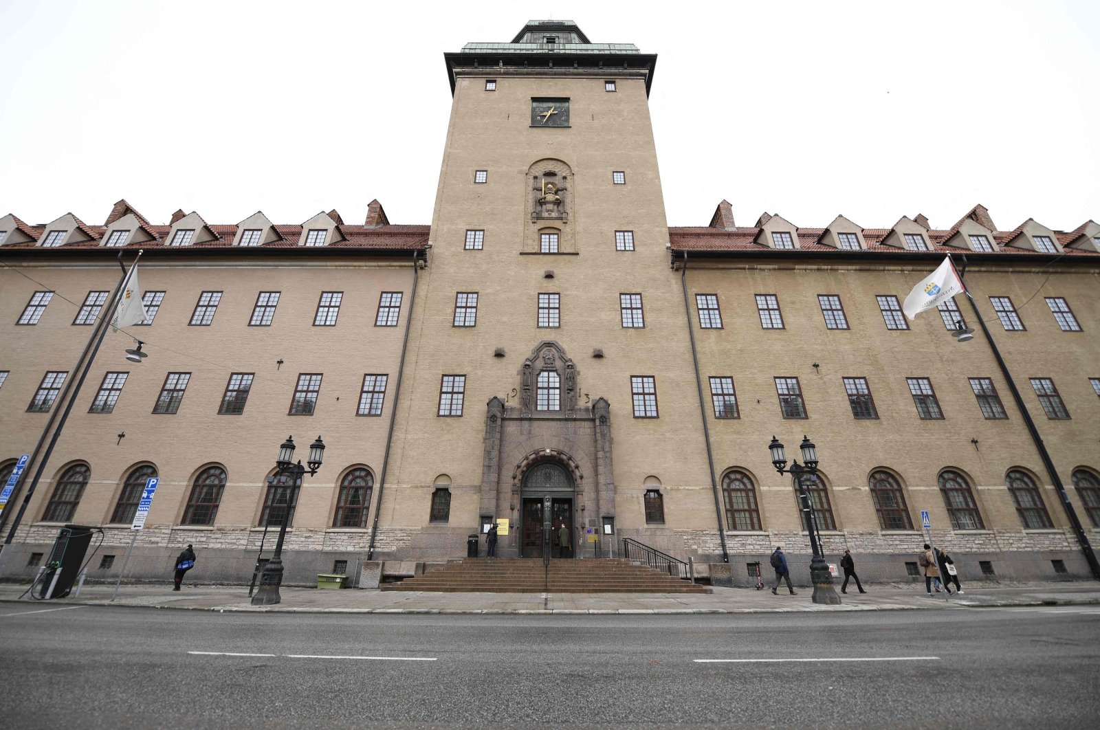 The Stockholm District Court is pictured on April 15, 2024. (AFP Photo)