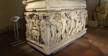 The Perge Hercules Sarcophagus, Konya, Türkiye. (Photo by A. Peter Dore)