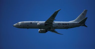 A Boeing P-8 Poseidon aircraft from the U.S. Navy flies over a beach near the naval airbase during an international aerial and naval military exhibition commemorating the centennial of the Spanish Naval Aviation, Rota, Spain, Sept. 16, 2017. (Reuters Photo)