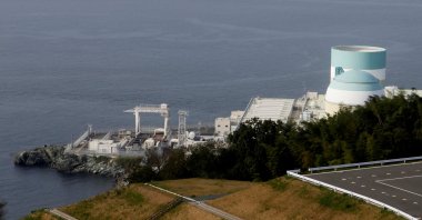 Shikoku Electric Power&#039;s Ikata nuclear plant is pictured near the water in Ikata, Japan, Oct. 2, 2018. (Reuters File Photo)