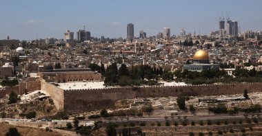 A view of the Al-Aqsa Mosque compound in East Jerusalem, occupied Palestinian territory, April 19, 2024. (AA Photo)