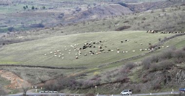The territories near the frontier village of Voskepar in northeastern Armenia might be handed over to Azerbaijan, March 27, 2024. (AFP Photo)
