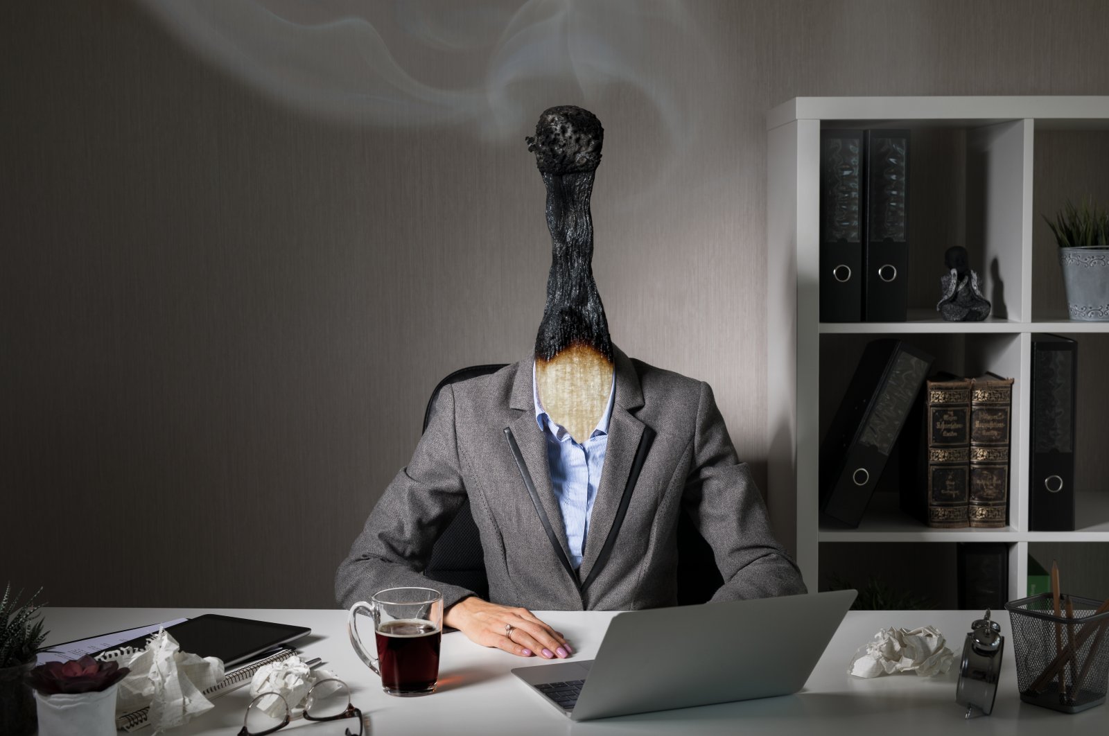 The World Health Organization (WHO) describes burnout as a syndrome &quot;resulting from chronic workplace stress that has not been successfully managed.&quot; (Shutterstock Photo)