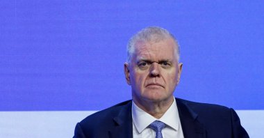 Noel Quinn, Group Chief Executive of HSBC, looks on during the Global Financial Leaders' Investment Summit, Hong Kong, Nov. 7, 2023. (Reuters Photo)