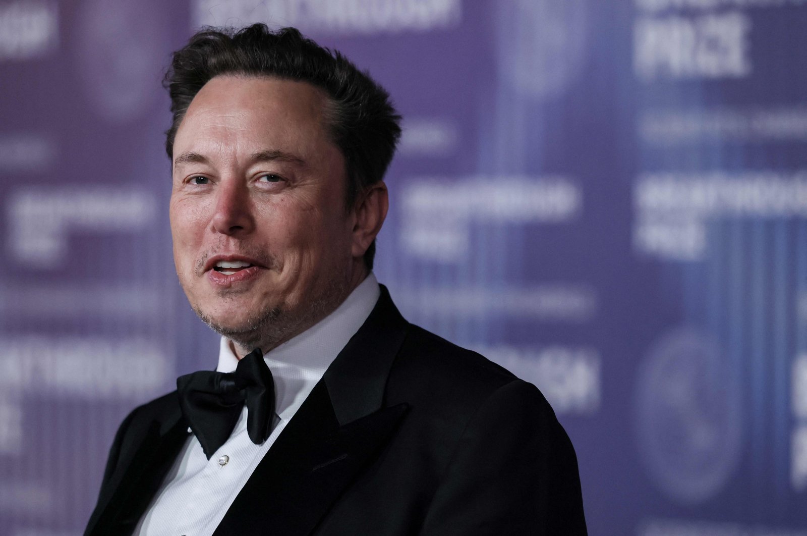 Tesla CEO Elon Musk attends a program in Los Angeles, California, U.S., April 13, 2024. (AFP Photo)
