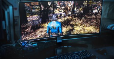 The Fallout 76 game by Bethesda software on display, Bologna, Italy, July 18, 2020. (Shutterstock Photo)