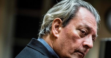 U.S. writer Paul Auster looks on in Lyon, France, Jan. 16, 2018. (AFP Photo)