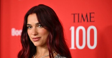 English singer-songwriter Dua Lipa attends the TIME100 Next Gala in New York City, New York, U.S., on April 25, 2024. (AFP Photo)