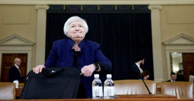 U.S. Secretary of the Treasury Janet Yellen arrives at a hearing with the House Committee on Ways and Means, Longworth House Office Building in Washington, D.C., U.S., April 30, 2024. (AFP Photo)
