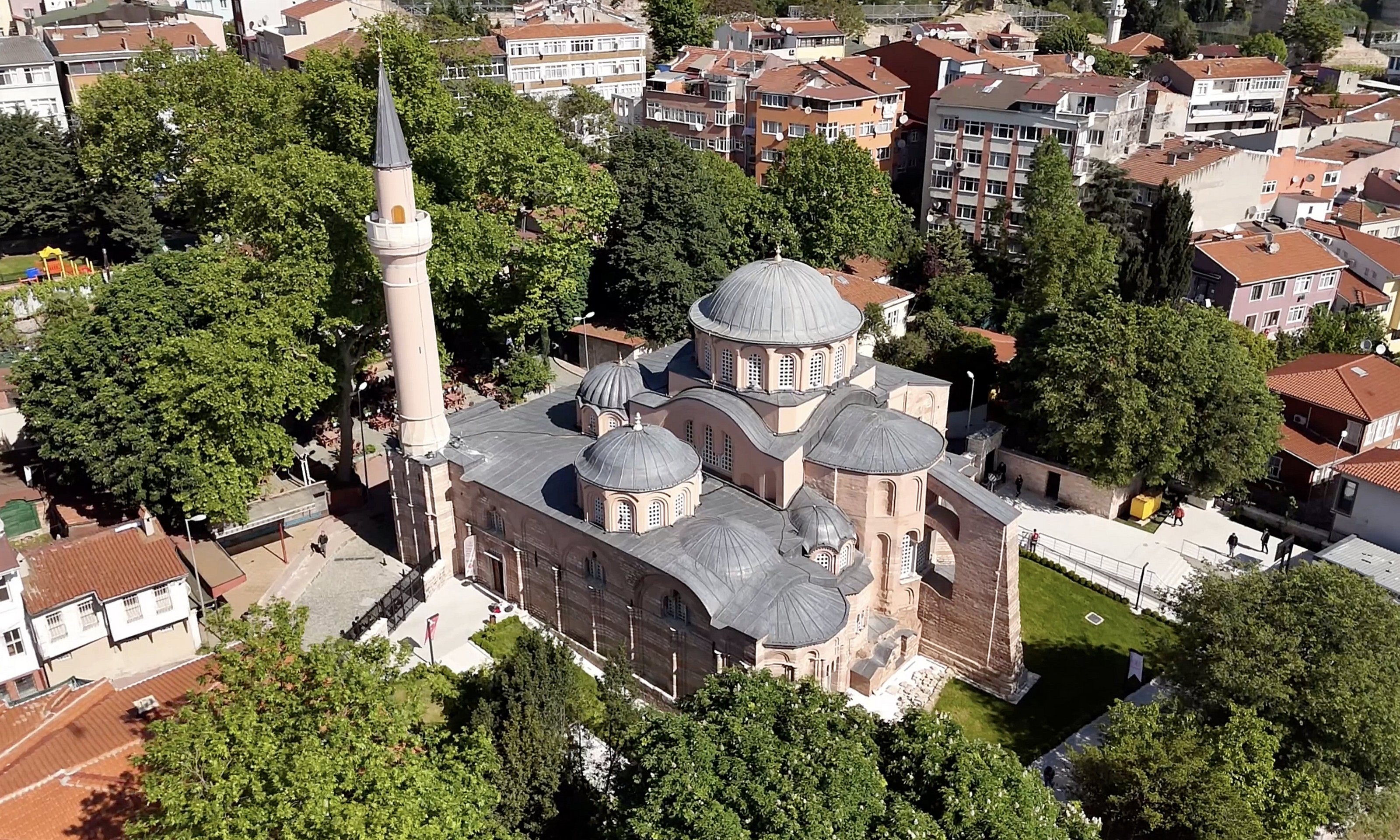 The restoration of the Kariye Mosque in Istanbul reflects Türkiye&#039;s cultural and historical heritage, Istanbul, Türkiye. May, 6, 2024. (AA Photo)