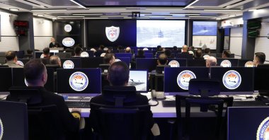 A view of the exercise&#039;s control center, Kocaeli, northwestern Türkiye, May 6, 2024. (AA Photo)