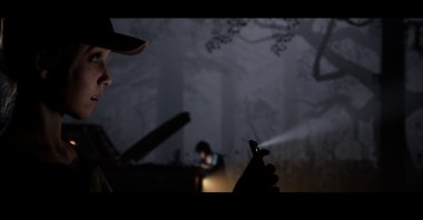 Something is lurking in the forest around Hackett's Quarry. A classic teen horror flick, "The Quarry," can be watched both as a film and played as a game. (dpa Photo)