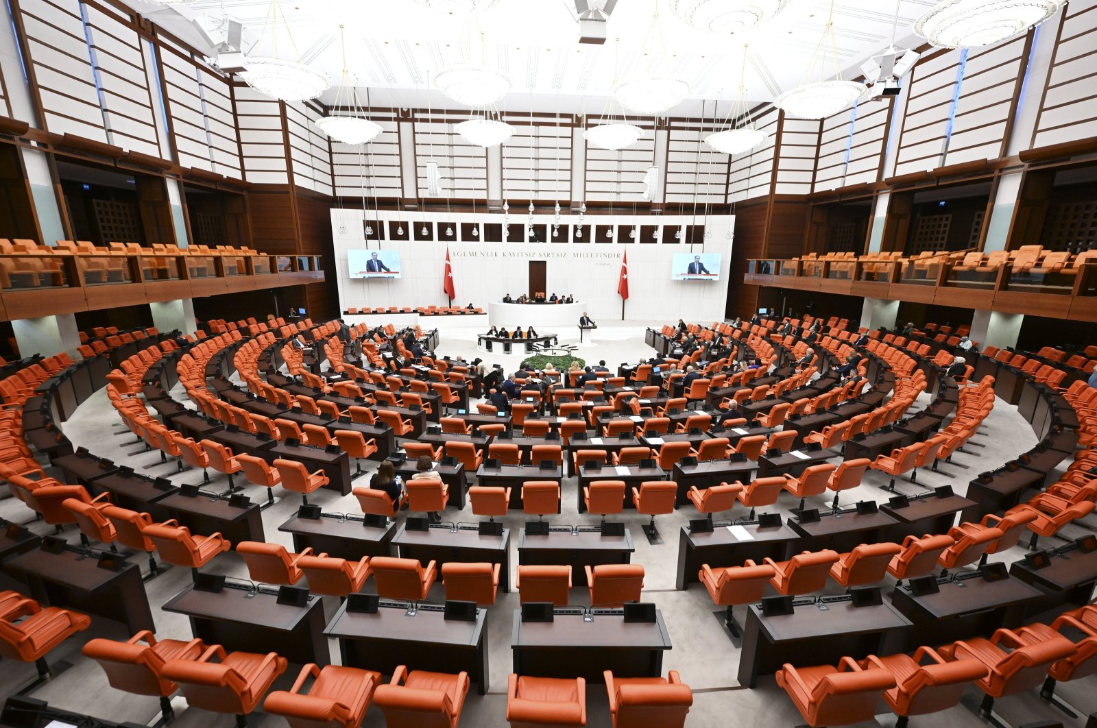 The General Assembly of the Turkish Parliament on May 9, 2024. (AA Photo)