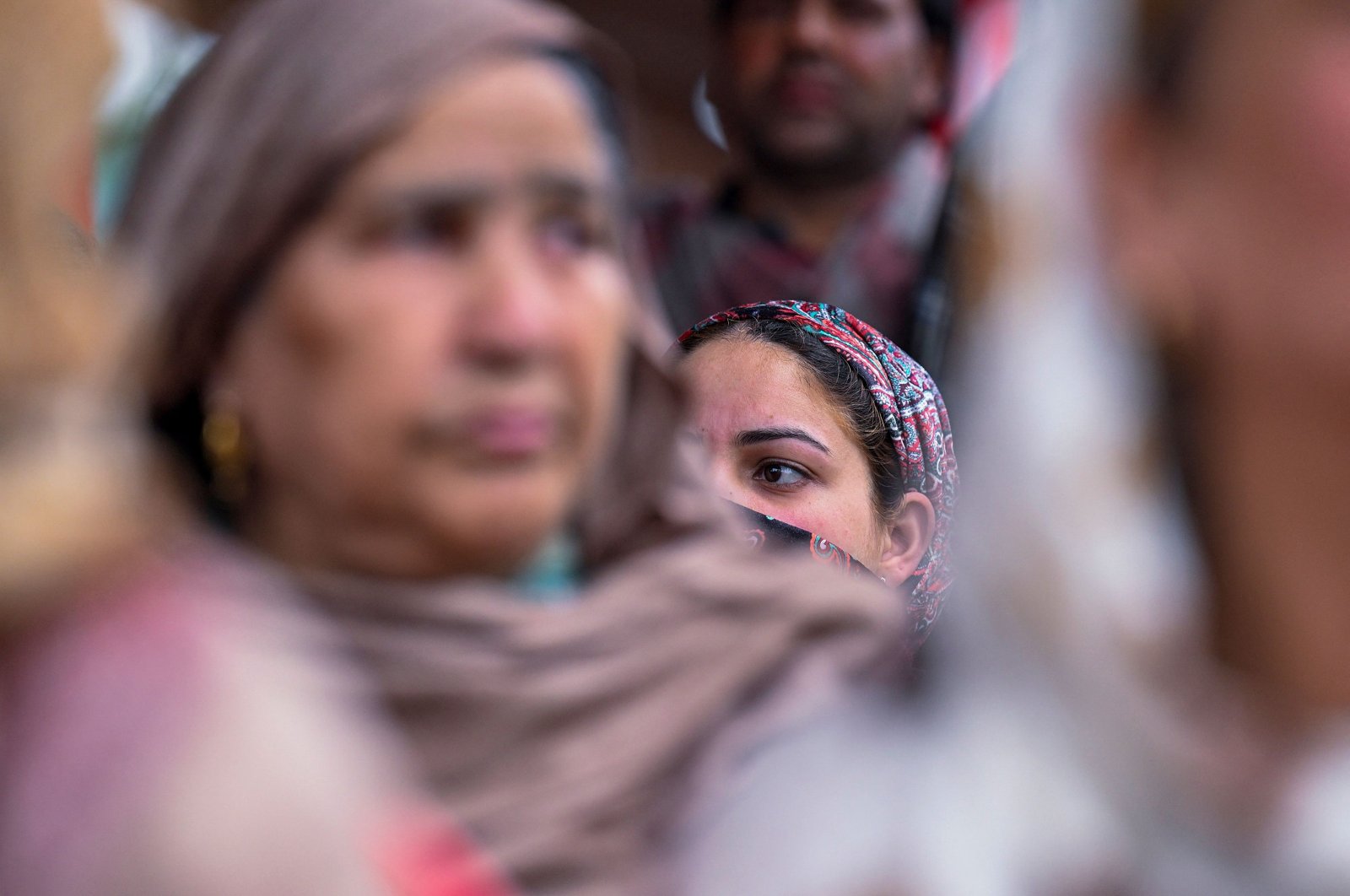 Kashmiris attend a political rally in Srinagar, Jammu and Kashmir, India, May 3, 2024. (AFP Photo)