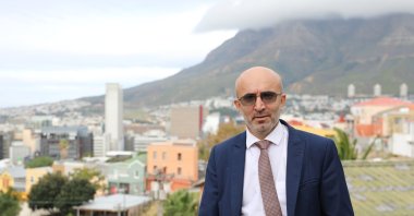 Mehmet Vefa Dağ poses for an interview, Cape Town, South Africa, May 11, 2024. (AA Photo)