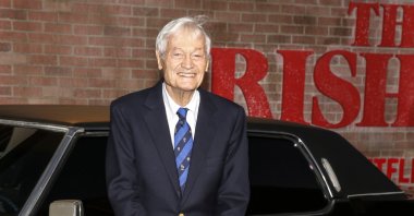 Roger Corman arrives for the premiere of Netflix&#039;s &quot;The Irishman&quot; held at TCL Chinese Theatre, Los Angeles, California, U.S., Oct. 24, 2019. (Shutterstock Photo)
