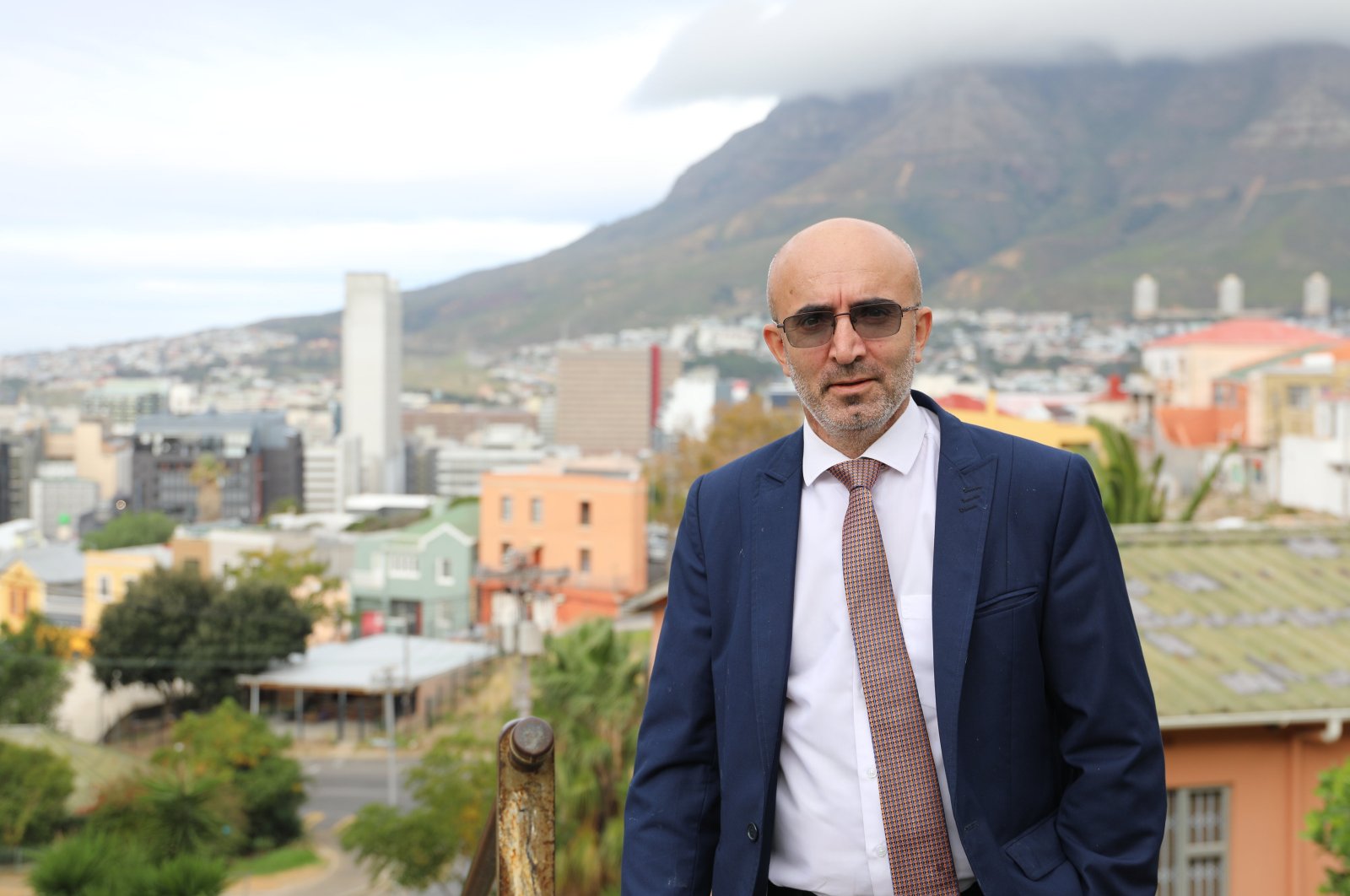 Mehmet Vefa Dağ poses for an interview, Cape Town, South Africa, May 11, 2024. (AA Photo)