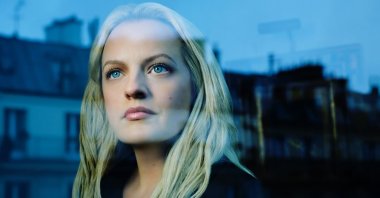 The stillshot shows Emmy award-winning Elisabeth Moss as the agent Imogen Salter in &quot;The Veil.&quot;