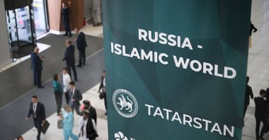 KazanForum, a top Russian economic forum, will take place in Kazan from May 14 to 19, Tatarstan, southwest Russia, April 15, 2024. (AA Photo)