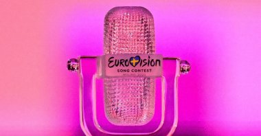 The European Commission will request an explanation from the organizers about why the EU flag was banned in the Eurovision Song Contest, Malmo, Sweden, May 11, 2024. (AFP Photo)