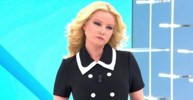 The still shot shows Müge Anlı, whose television program &quot;Müge Anlı ile Tatlı Sert,&quot; has completely engrossed Turkish society since 2008. 