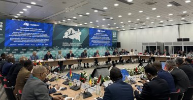 Participants attend a panel during the international economic summit &quot;Russia-Islamic World: KazanForum 2024,&quot; Kazan, Tatarstan, Russia, May 15, 2024. (AA Photo)