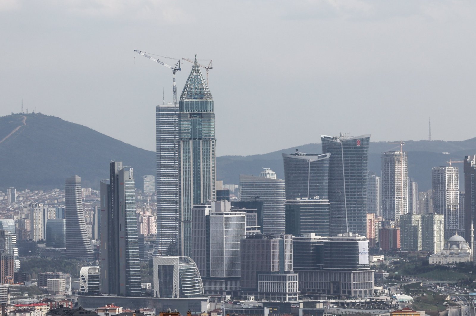 A view of the Istanbul Finance Center (IFC), Istanbul, Türkiye, April 17, 2023. (EPA Photo)