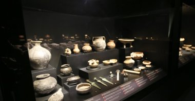 Approximately 3,000 of over 42,000 artifacts, primarily from the Urartians, are displayed at the Van Museum, Van, Türkiye, May 15, 2024. (AA Photo)