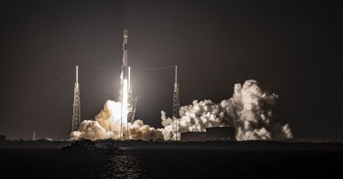 Türkiye&#039;s Türksat 5A satellite, carried by a SpaceX Falcon 9 rocket, launches from Cape Canaveral Space Force Station, in Cape Canaveral, Florida, U.S., Jan. 7, 2020. (Reuters File Photo)