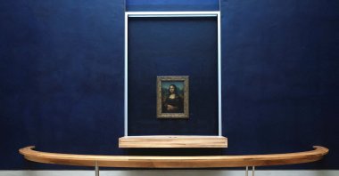 The "Mona Lisa" by Leonardo da Vinci is pictured at the Louvre museum, Paris, France, June 7, 2023. (Reuters Photo)