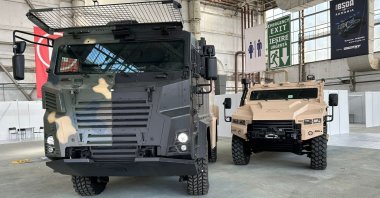 The Turkish-made Ejder Kunter 4x4 special purpose platform, May 20, 2024. (AA Photo)