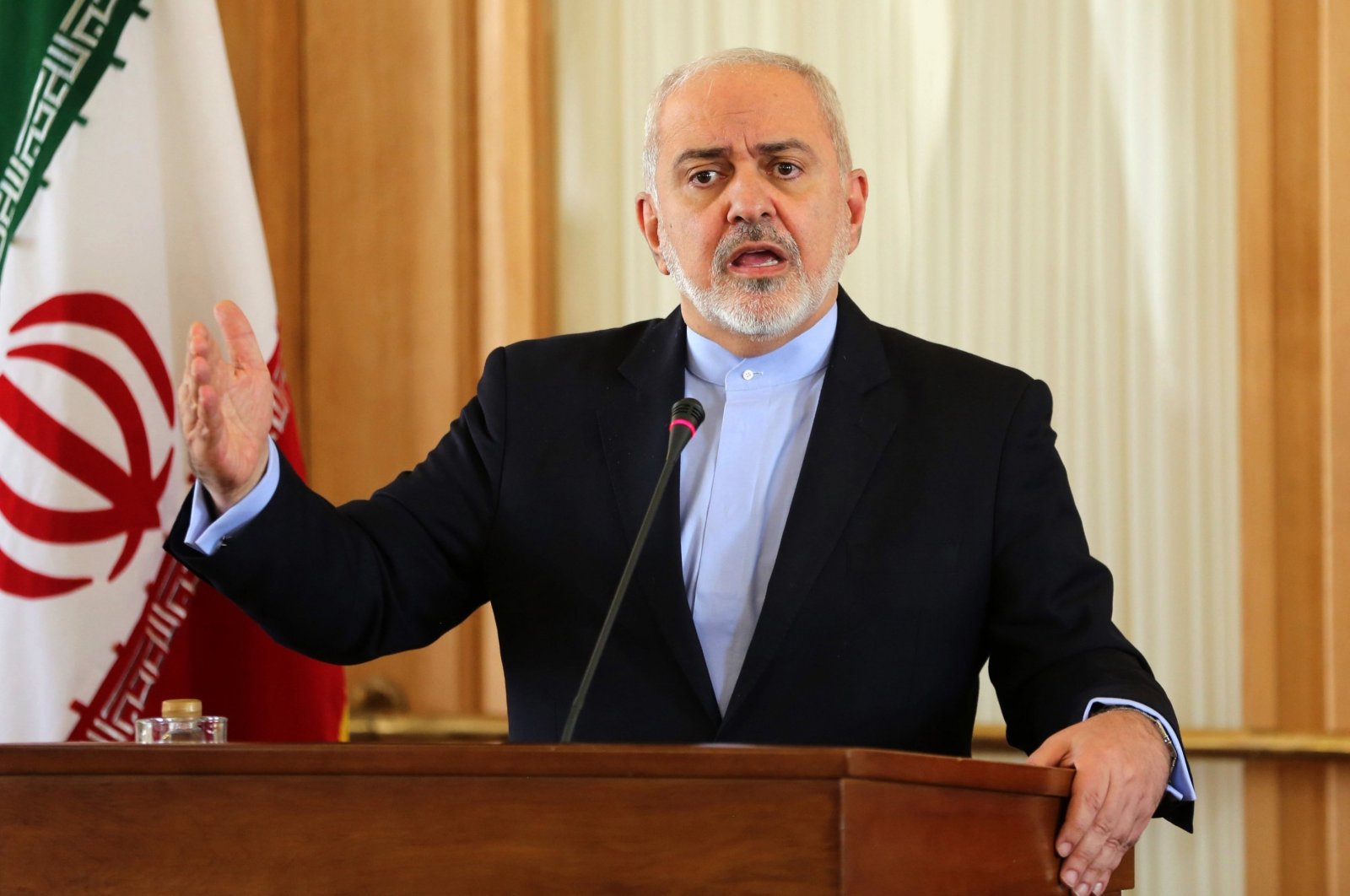 Iranian Foreign Minister Javad Zarif speaks during a news conference in Tehran, Iran, Feb. 13, 2019. (EPA File Photo)