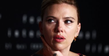 Cast member Scarlett Johansson attends the press conference for the film "Asteroid City" in the competition of the 76th Cannes Film Festival, Cannes, France, May 24, 2023. (Reuters Photo)