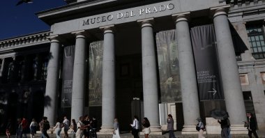 People queue to visit the Museo del Prado, Spanish national art museum, Madrid, Spain, May 18, 2024. (Reuters Photo)