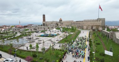 Erzurum Castle&#039;s surroundings become a cultural hub with new museums and restored historic buildings, Erzurum, Türkiye. (AA Photo)