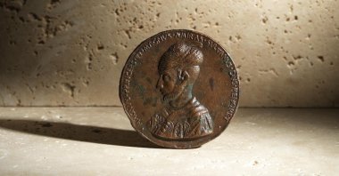 Believed to be crafted by a Western artist, this medallion stands as the earliest known portrait of an Islamic ruler from such a perspective. (Photo courtesy of Bonhams)