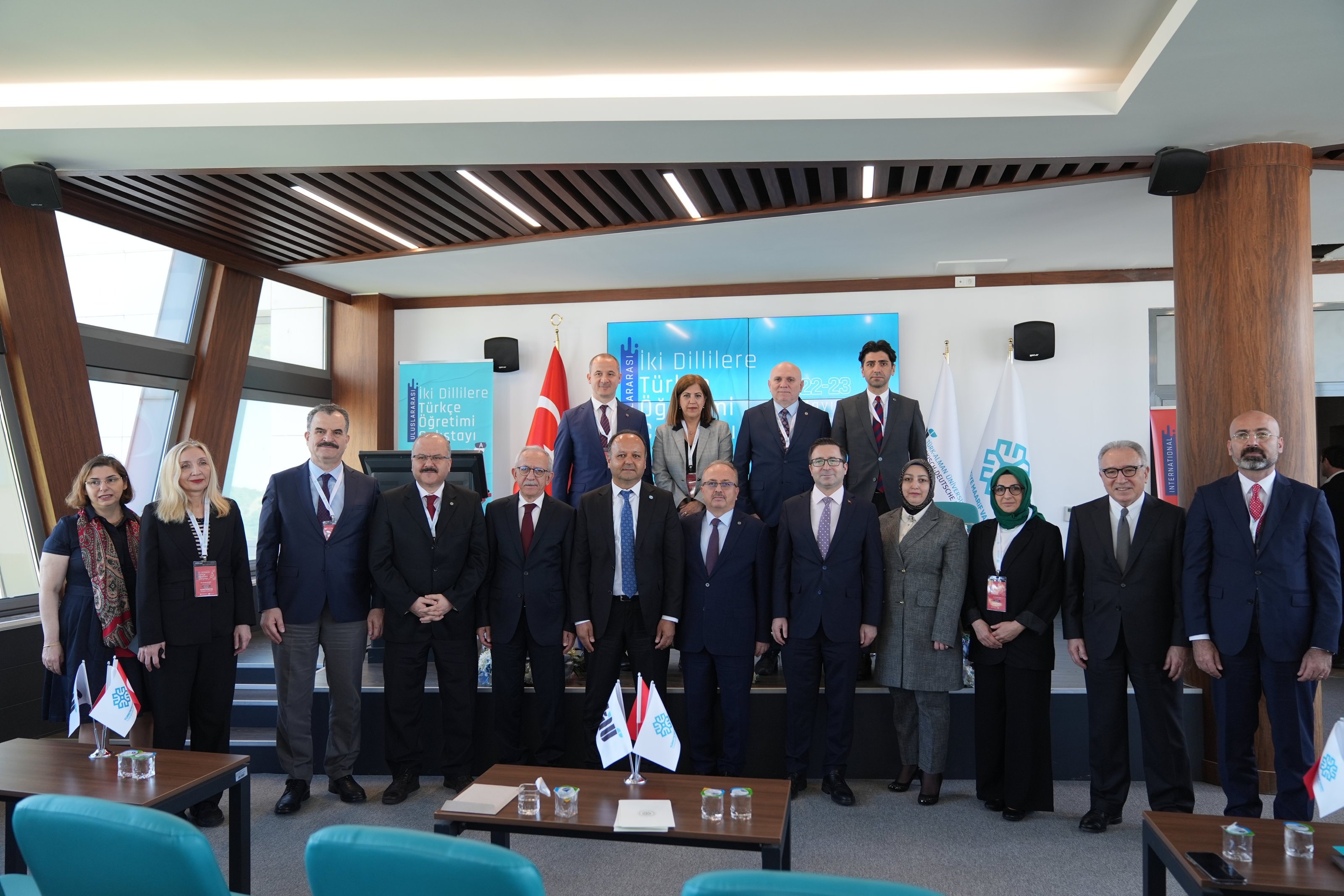 Representatives from organizations dedicated to advancing the Turkish language and culture globally attend the workshop, Istanbul, Türkiye, on May 23, 2024. (AA Photo)
