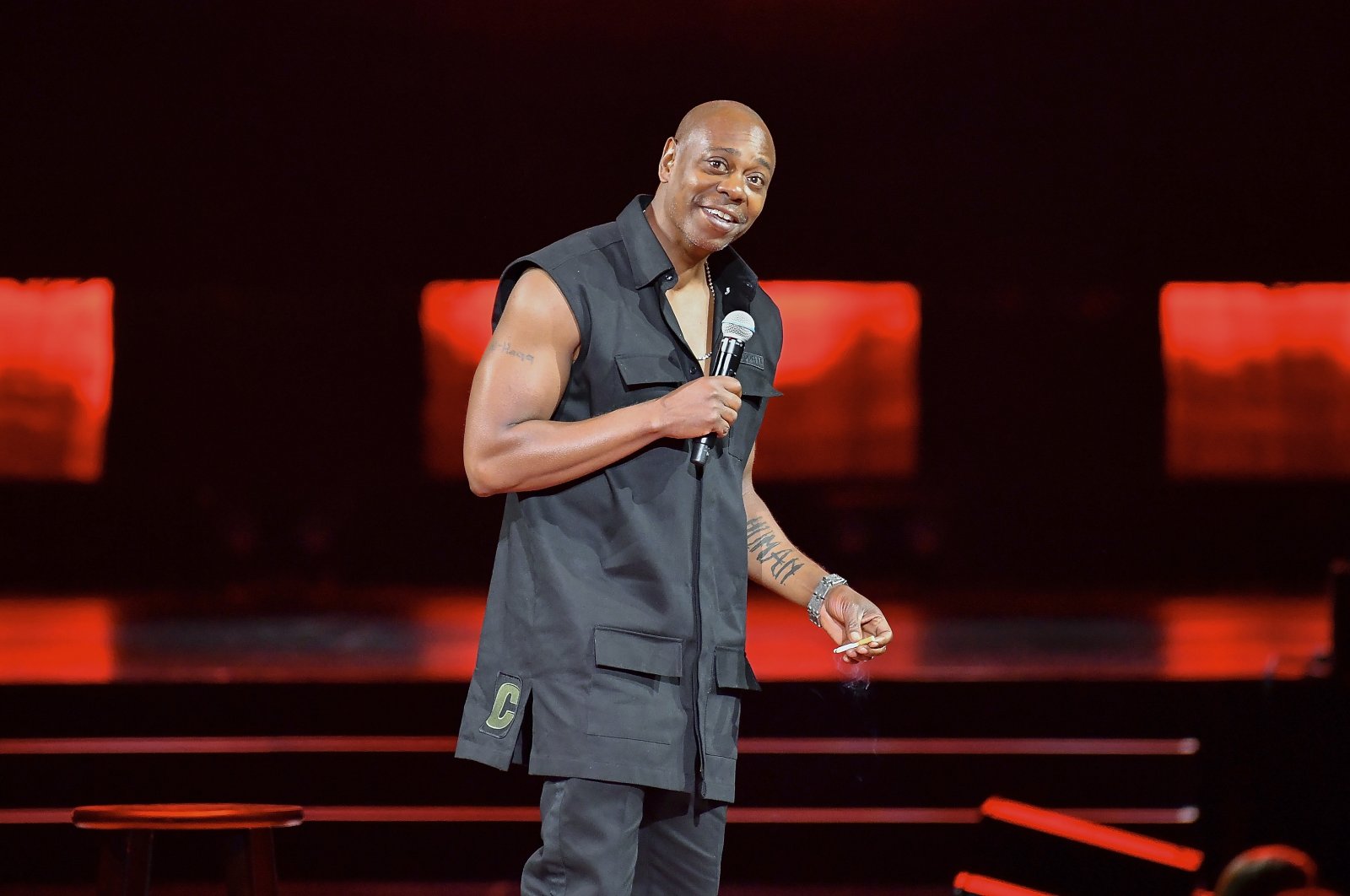 Comedian Dave Chappelle performs at Madison Square Garden during his 50th birthday celebration week in New York, U.S., Aug. 22, 2023. (AP File Photo)