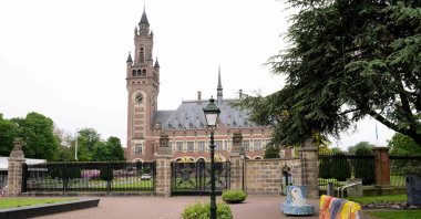 The Peace Palace, the seat of the International Court of Justice (ICJ), in The Hague, the Netherlands, May 17, 2024. (AFP Photo)