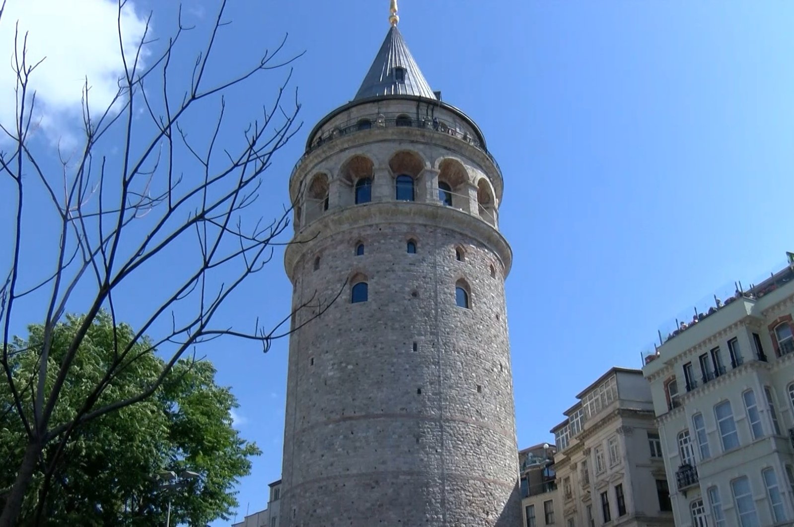 The iconic Galata Tower reopens to visitors after extensive restoration, Istanbul, Türkiye, May 25, 2024. (DHA Photo)
