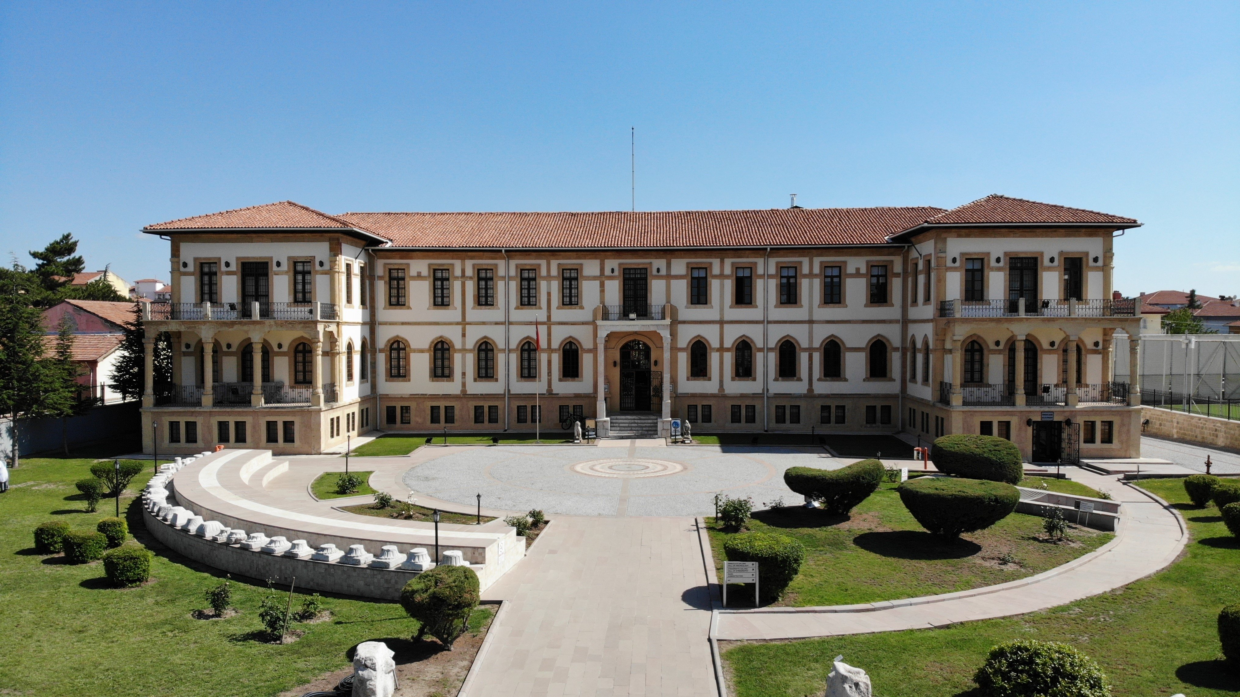 Built as a hospital in 1914, the museum is among Türkiye&#039;s architectural gems, boasting a 110-year history, Çorum, Türkiye, May 27, 2024. (IHA Photo)