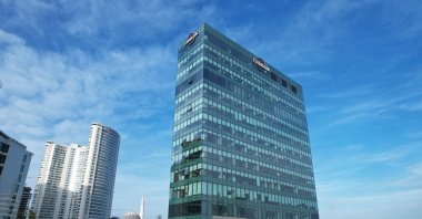 The headquarters of the Türk Eximbank in Istanbul, Türkiye, May 23, 2024. (IHA Photo)