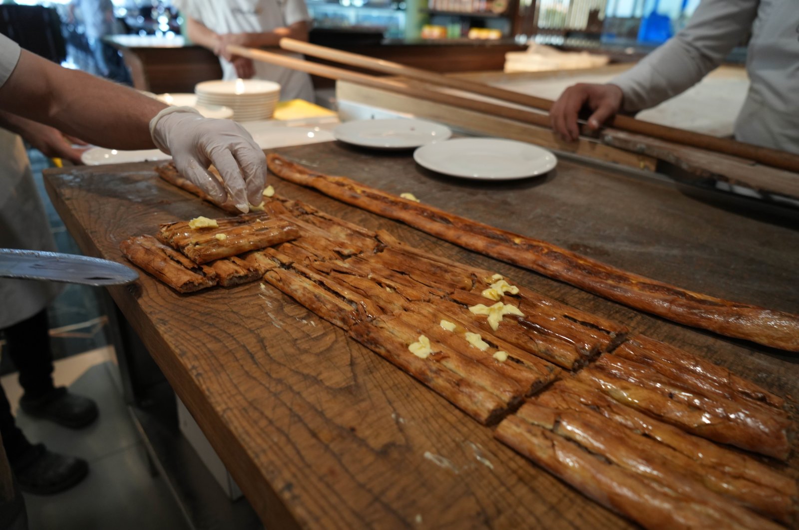 Bafra and Samsun pides are chosen as the world&#039;s best two breads by Taste Atlas, Samsun, Türkiye, May 29, 2024. (IHA Photo)