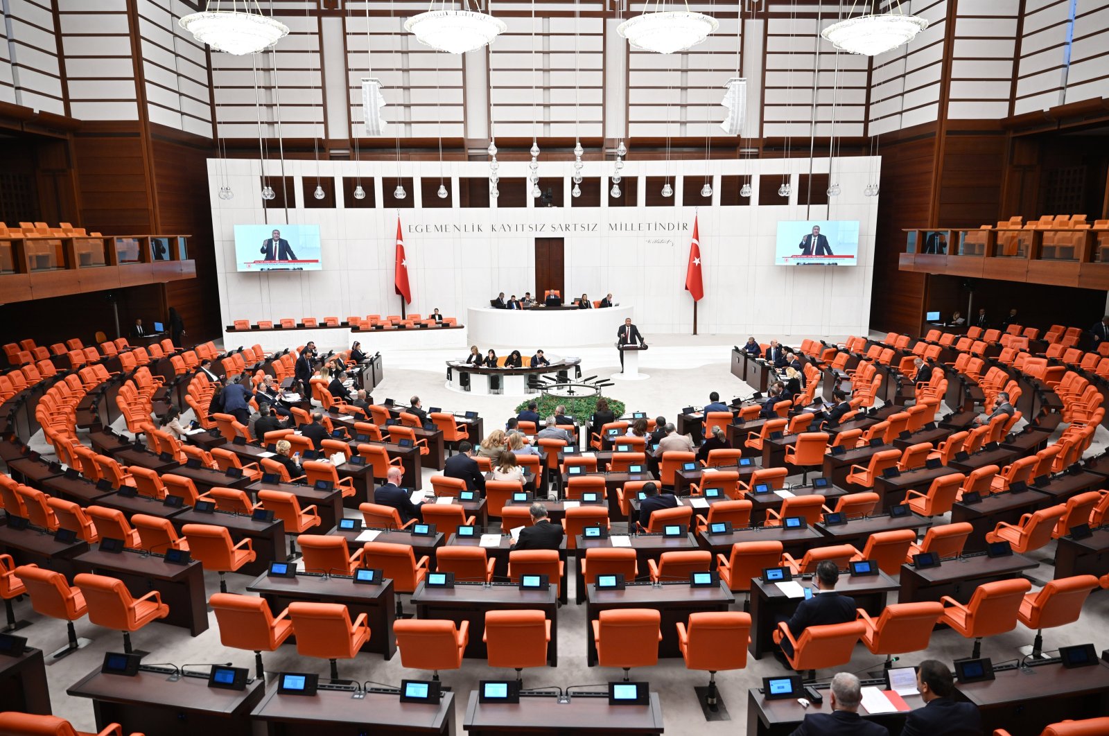 A view of Parliament in session, in the capital Ankara, Türkiye, May 29, 2024. (AA Photo)