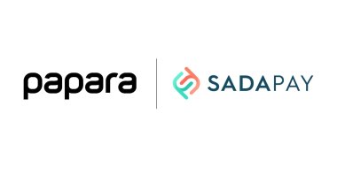 The logos of the Turkish fintech company Papara and Pakistan-based SadaPay, May 29, 2024. (Courtesy of Papara)