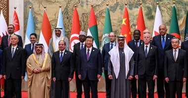 Chinese President Xi Jinping poses for a photo with prominent Arab leaders in Beijing, China, May 30, 2024. (Reuters Photo)